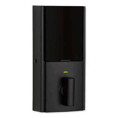 Kwikset 914 Series SmartCode Zigbee Contemporary Deadbolt with Cox, Matte Black